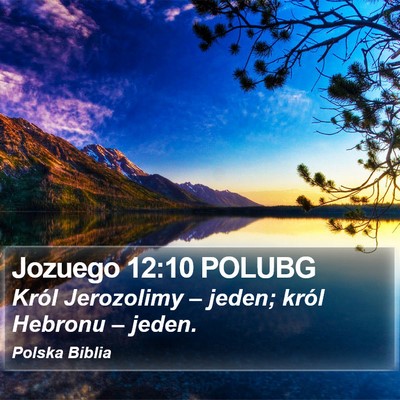 Jozuego 12:10 POLUBG Bible Verse Image