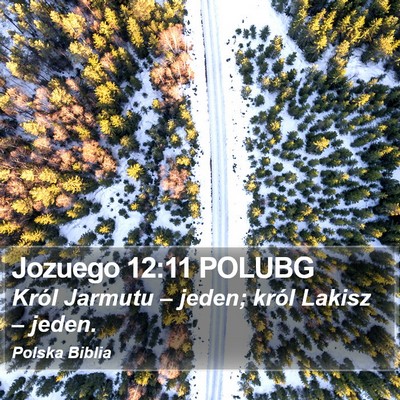 Jozuego 12:11 POLUBG Bible Verse Image