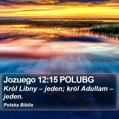 Jozuego 12:15 POLUBG Bible Verse Image