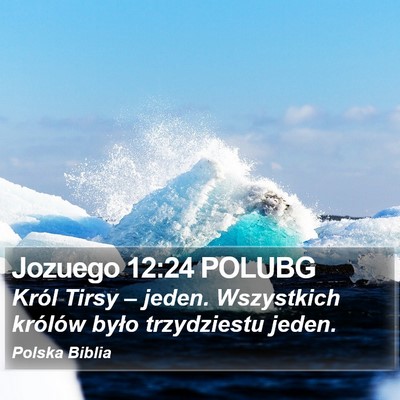 Jozuego 12:24 POLUBG Bible Verse Image