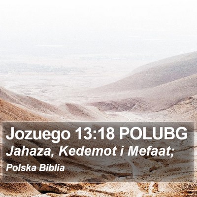 Jozuego 13:18 POLUBG Bible Verse Image