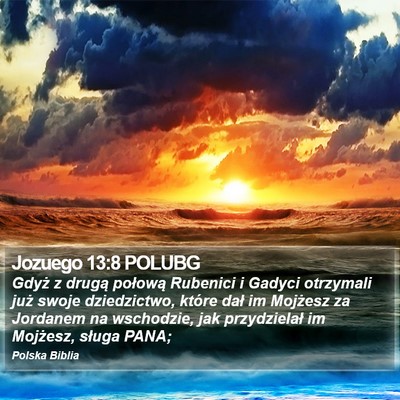 Jozuego 13:8 POLUBG Bible Verse Image