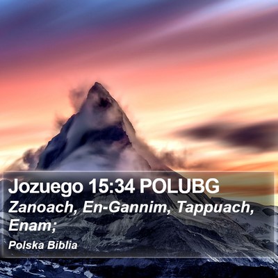 Jozuego 15:34 POLUBG Bible Verse Image