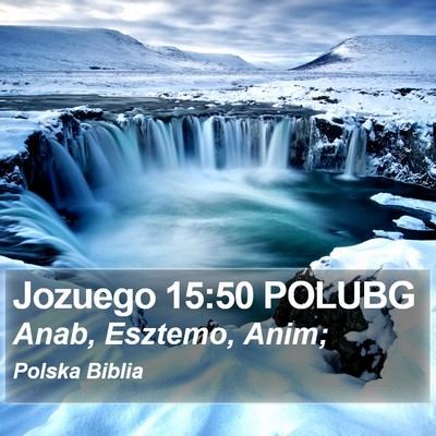 Jozuego 15:50 POLUBG Bible Verse Image