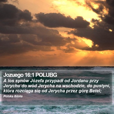 Jozuego 16:1 POLUBG Bible Verse Image