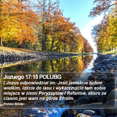 Jozuego 17:15 POLUBG Bible Verse Image