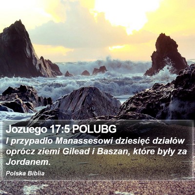 Jozuego 17:5 POLUBG Bible Verse Image
