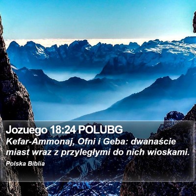 Jozuego 18:24 POLUBG Bible Verse Image
