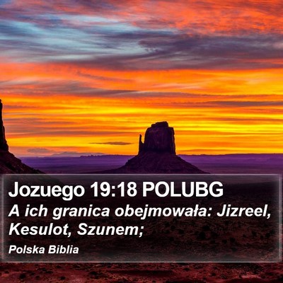 Jozuego 19:18 POLUBG Bible Verse Image