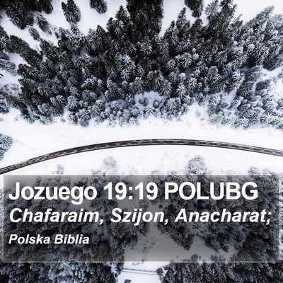 Jozuego 19:19 POLUBG Bible Verse Image