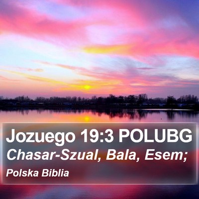 Jozuego 19:3 POLUBG Bible Verse Image