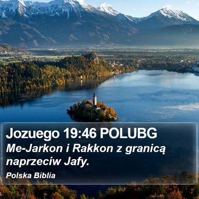 Jozuego 19:46 POLUBG Bible Verse Image