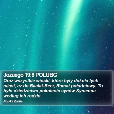 Jozuego 19:8 POLUBG Bible Verse Image