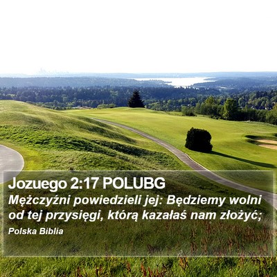 Jozuego 2:17 POLUBG Bible Verse Image