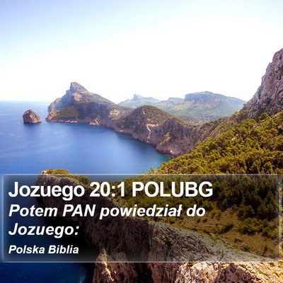 Jozuego 20:1 POLUBG Bible Verse Image