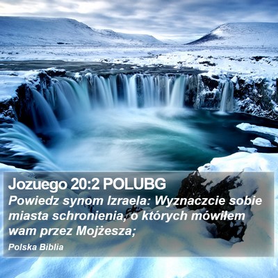 Jozuego 20:2 POLUBG Bible Verse Image