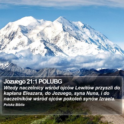 Jozuego 21:1 POLUBG Bible Verse Image