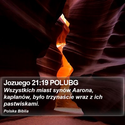 Jozuego 21:19 POLUBG Bible Verse Image