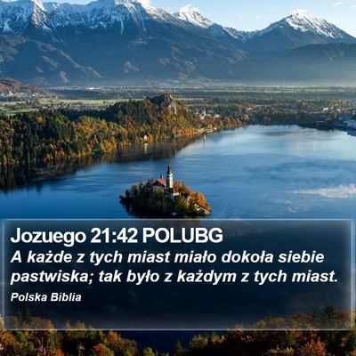 Jozuego 21:42 POLUBG Bible Verse Image