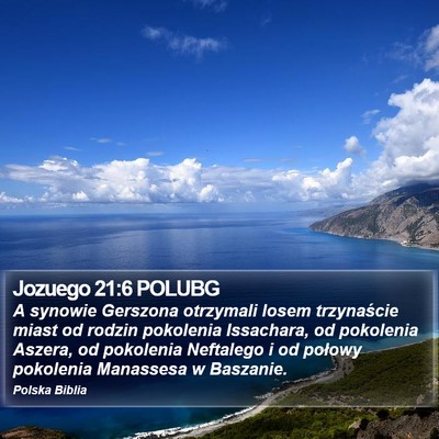 Jozuego 21:6 POLUBG Bible Verse Image