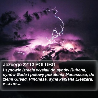 Jozuego 22:13 POLUBG Bible Verse Image