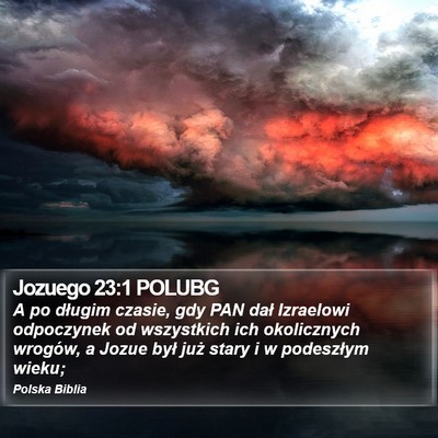 Jozuego 23:1 POLUBG Bible Verse Image