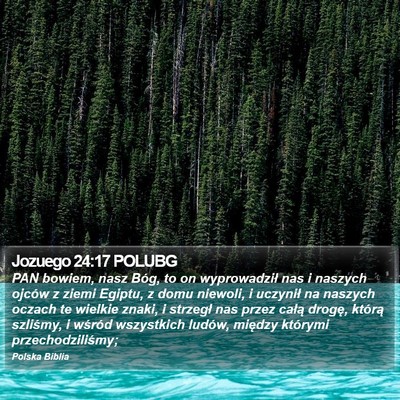 Jozuego 24:17 POLUBG Bible Verse Image