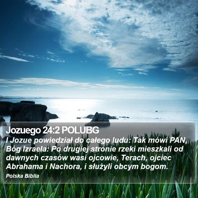 Jozuego 24:2 POLUBG Bible Verse Image