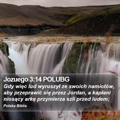 Jozuego 3:14 POLUBG Bible Verse Image