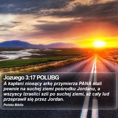 Jozuego 3:17 POLUBG Bible Verse Image