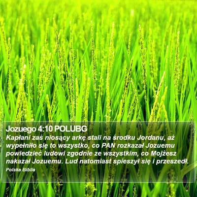 Jozuego 4:10 POLUBG Bible Verse Image