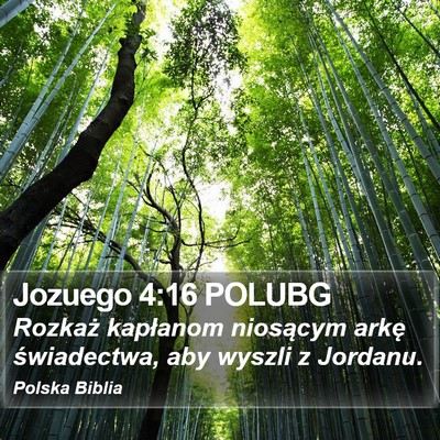 Jozuego 4:16 POLUBG Bible Verse Image