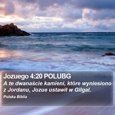 Jozuego 4:20 POLUBG Bible Verse Image