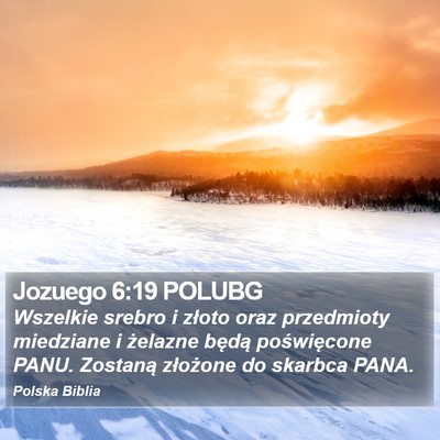 Jozuego 6:19 POLUBG Bible Verse Image