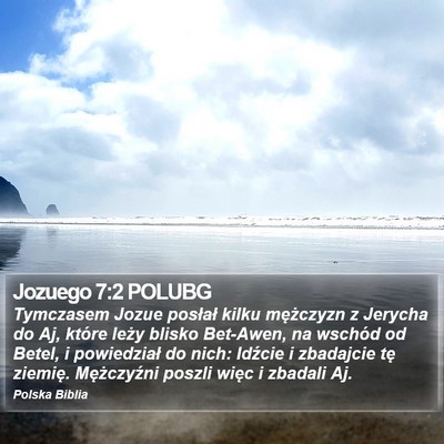 Jozuego 7:2 POLUBG Bible Verse Image