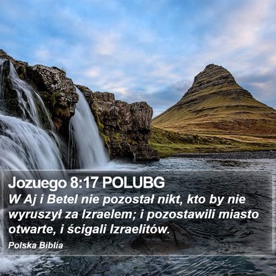 Jozuego 8:17 POLUBG Bible Verse Image