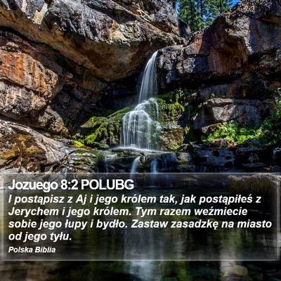Jozuego 8:2 POLUBG Bible Verse Image