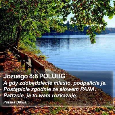 Jozuego 8:8 POLUBG Bible Verse Image