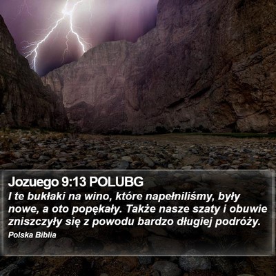 Jozuego 9:13 POLUBG Bible Verse Image