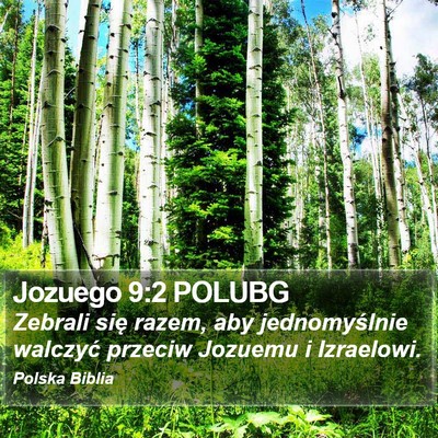 Jozuego 9:2 POLUBG Bible Verse Image