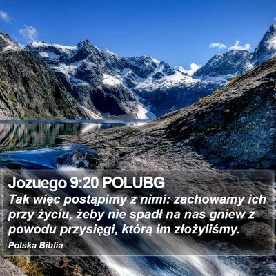 Jozuego 9:20 POLUBG Bible Verse Image