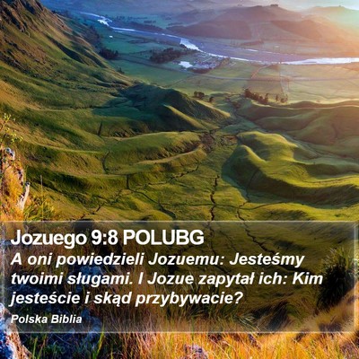 Jozuego 9:8 POLUBG Bible Verse Image