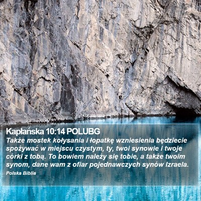 Kapłańska 10:14 POLUBG Bible Verse Image