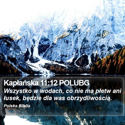 Kapłańska 11:12 POLUBG Bible Verse Image