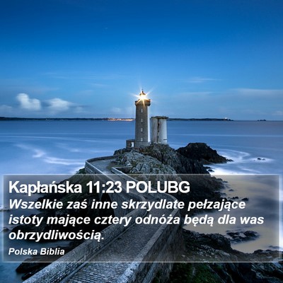 Kapłańska 11:23 POLUBG Bible Verse Image