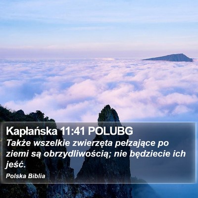 Kapłańska 11:41 POLUBG Bible Verse Image