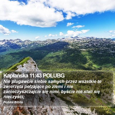 Kapłańska 11:43 POLUBG Bible Verse Image