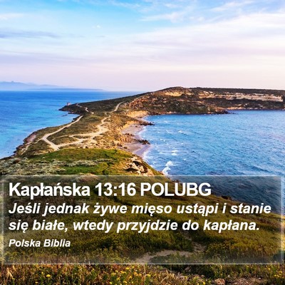 Kapłańska 13:16 POLUBG Bible Verse Image
