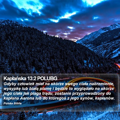 Kapłańska 13:2 POLUBG Bible Verse Image