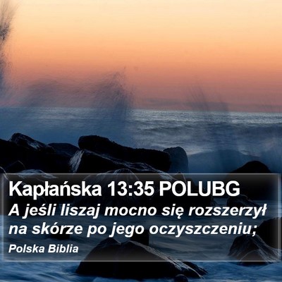 Kapłańska 13:35 POLUBG Bible Verse Image